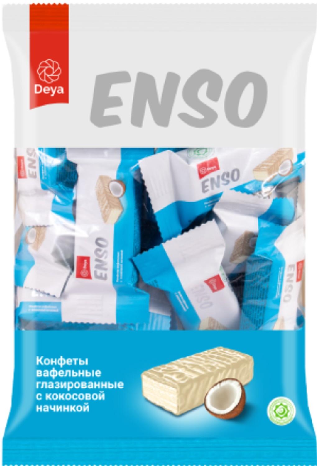 ვაფლი შოკოლადით "ENSO" ქოქოსის შიგთავსით  4ც x 900 გრ/ყ