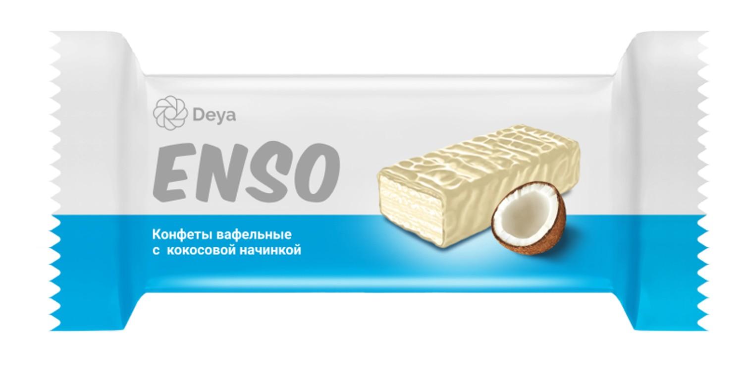 ვაფლი შოკოლადით "ENSO" ქოქოსის შიგთავსით  5ც x 400 გრ/ყ