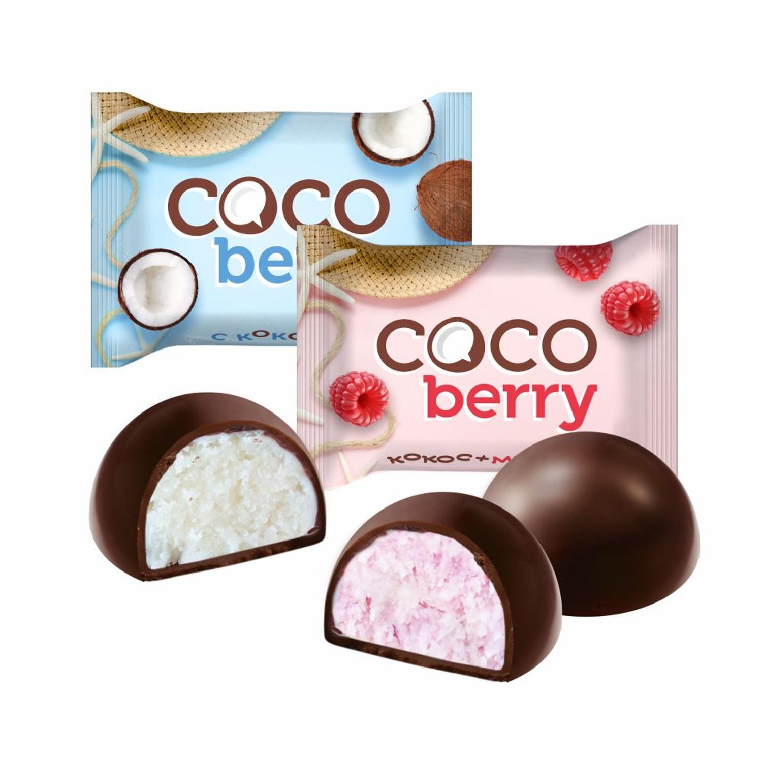 ქოქოსი შოკოლადით "Cocoberry" 6კგ/ყ 1კგ